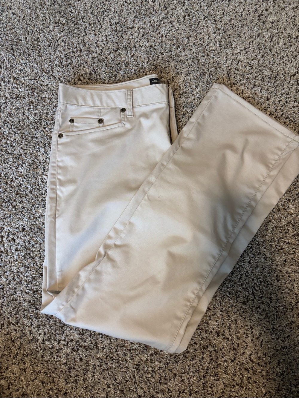 Men's Texas Standard Straight-Leg Jeans in Cream